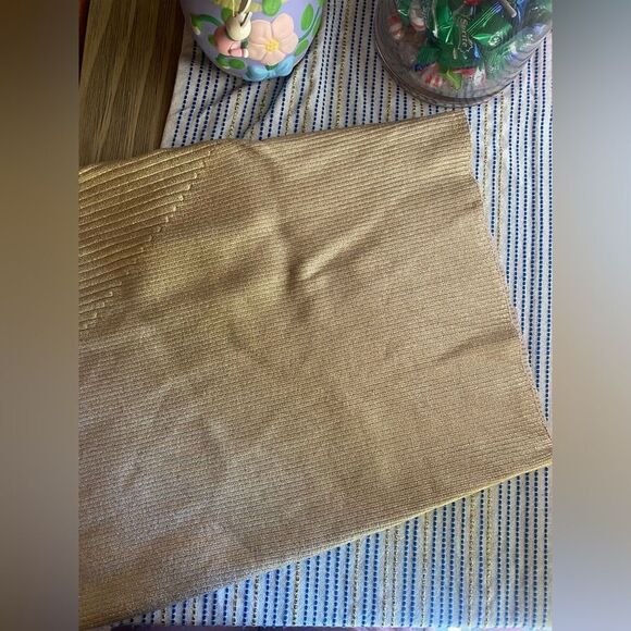 MICHAEL COSTELLO x REVOLVE Calista Midi Dress Summer Gold Champagne Sz Small - Picture 9 of 12